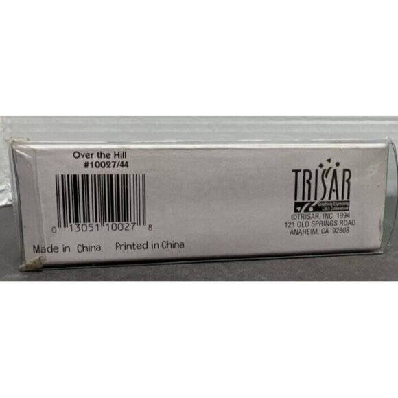 Over The Hill Goofy Golf Balls NeW 3 Spell out Black Golfing Gag Birthday Gift - Picture 3 of 5